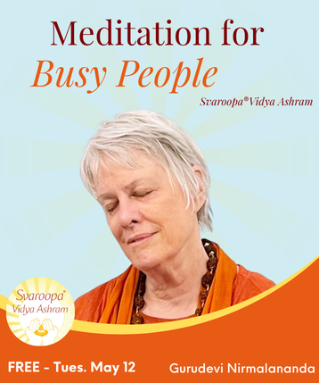 FREE Meditation for Busy People - Tuesday May 12